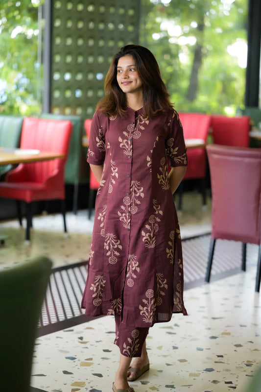 Premium Floral Co-Ord Set