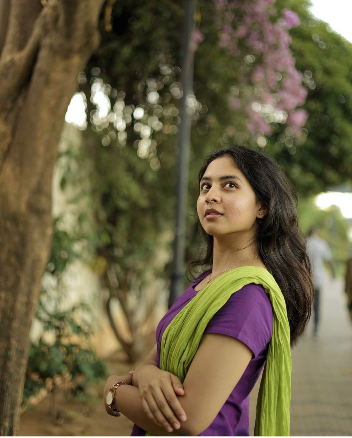 TRISHA KRISHNAN'S TOP WITH DUPPATA