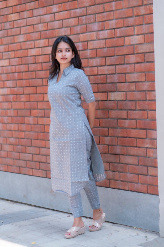 Cupid's Arrow Print Kurti With Pant Set