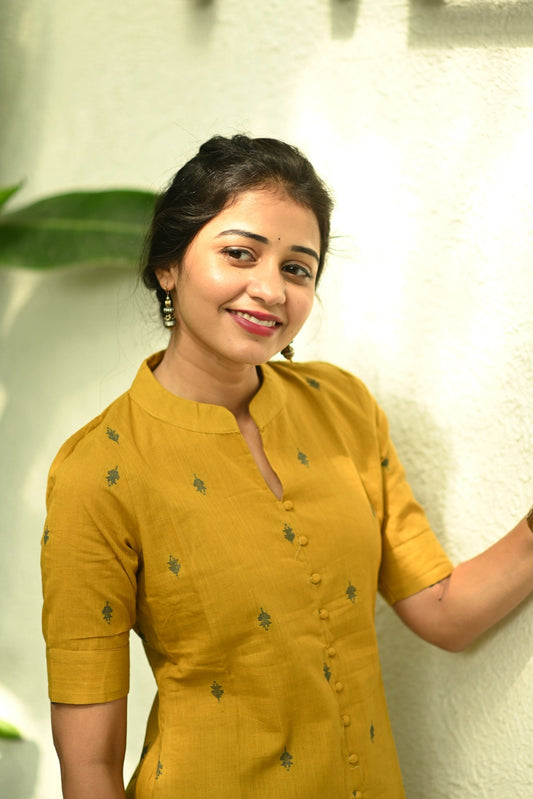 Sunlit Charm Chanderi Kurta