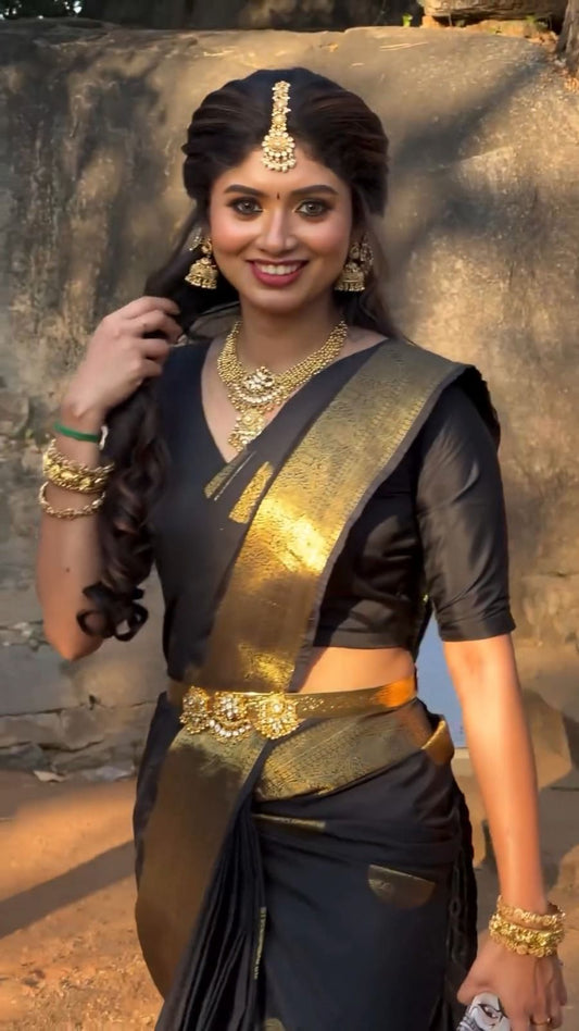 Elegant Jequard Work Saree