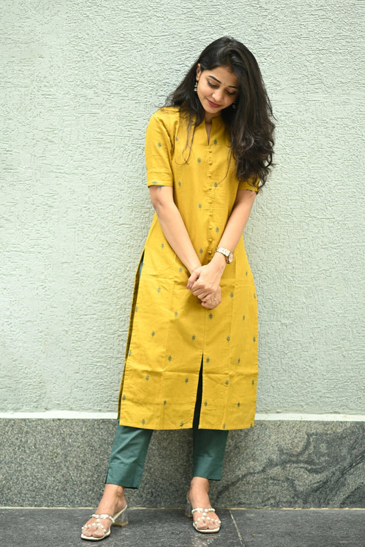 Sunlit Charm Chanderi Kurta