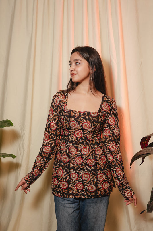 Miraya Floral Short Kurti