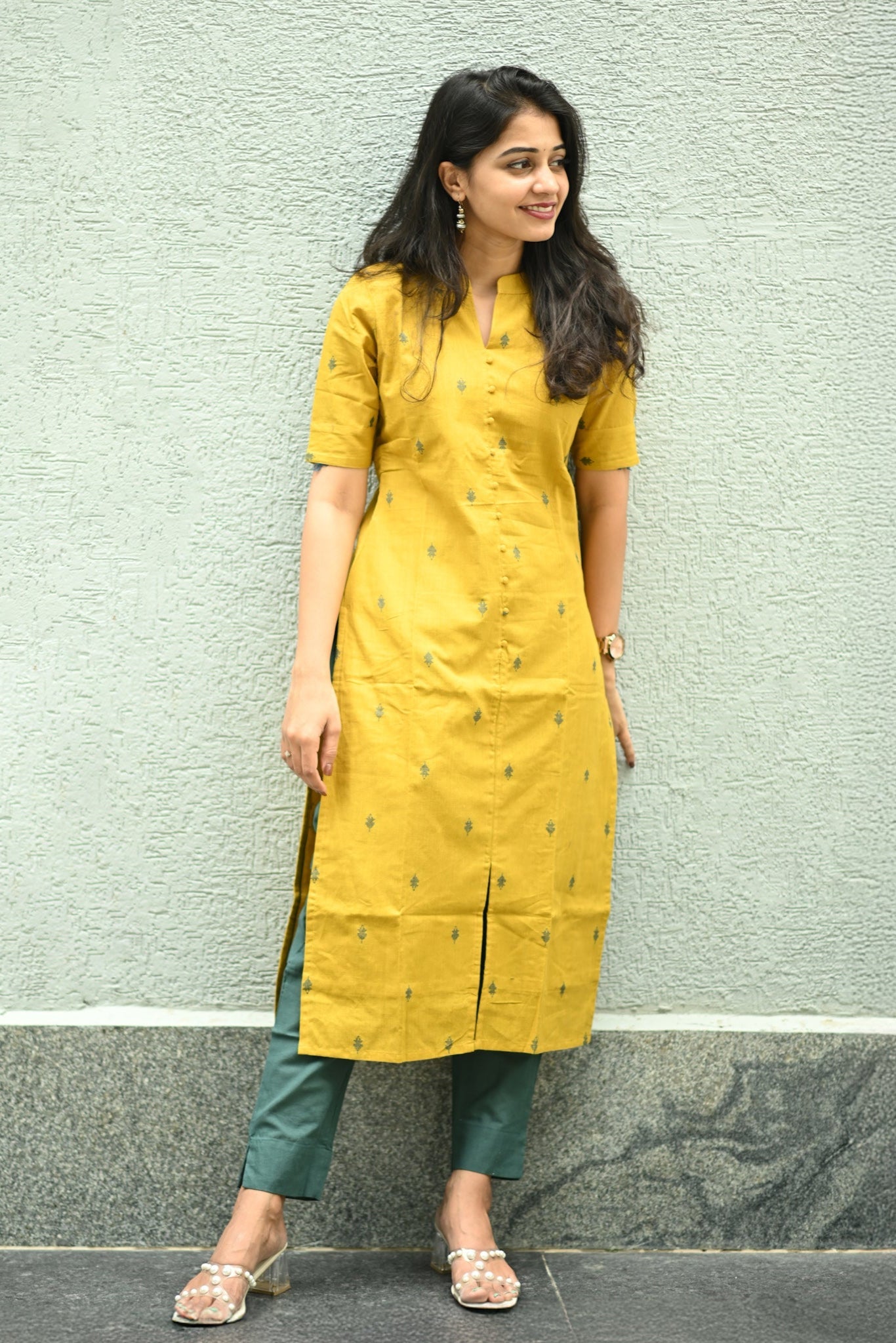 Sunlit Charm Chanderi Kurta